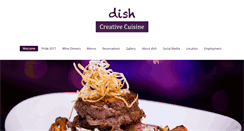 Desktop Screenshot of dishcreativecuisine.com